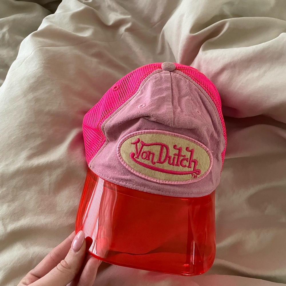 Von Dutch Pink and Red Cap